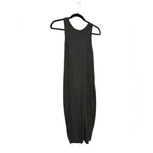 Gray maxi dress